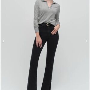 Favorite Daughter Black Flare Jeans